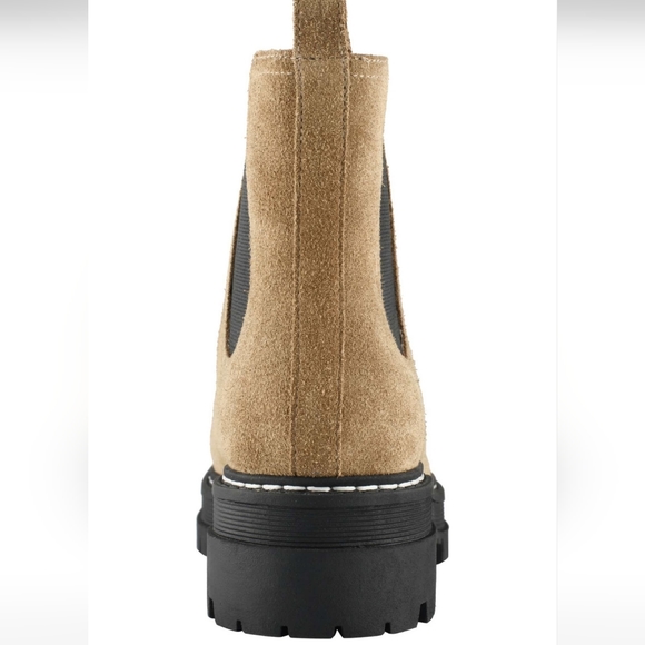 Marc Fisher Padmia Lug Sole Leather Chelsea Boot MARC FISHER LTD #453 - Picture 4 of 5